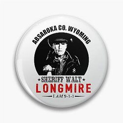 Sheriff Walt Longmire Absaroka County Wyoming Pin