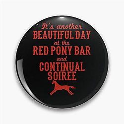 Longmire Red Pony Pin