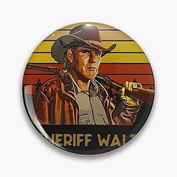 Craig Johnson Absaroka County Wyoming Sheriff Walt Longmire I am vintage 911 shirt Pin