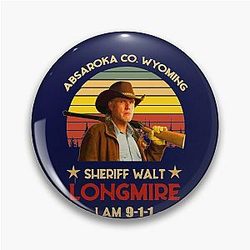 Absaroka Co Wyoming Sheriff Walt Longmire Tank for Men Women Love Pin