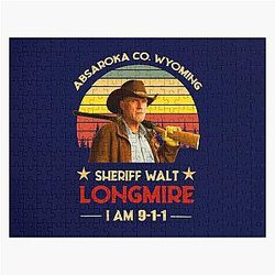 Absaroka County Wyoming Sheriff Walt Longmire Tank for Men and Women Love Jigsaw Puzzle