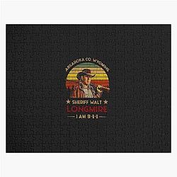 Craig Johnson Absaroka County Wyoming Sheriff Walt Longmire I Am 911 Vintage Shirt Jigsaw Puzzle