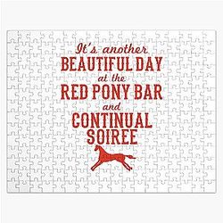 Longmire Red Pony Gift Logo Love Cools The Best Jigsaw Puzzle