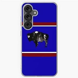 Longmire Wyoming Flag with State Seal Samsung Galaxy Case