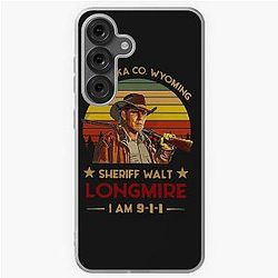Walt Longmire Absaroka County Sheriff Wyoming Craig Johnson vintage 911 shirt Samsung Galaxy Soft Case