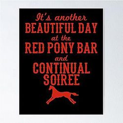 Longmire Red Pony Poster