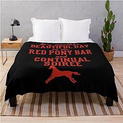 Longmire Red Pony Throw Blanket