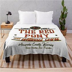 Longmire Red Pony Throw Blanket T-Shirt