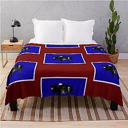 Longmire Wyoming Flag Throw Blanket