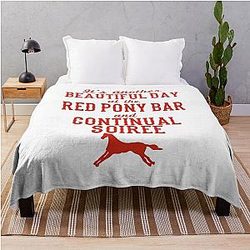 Longmire Red Pony Soiree Gift The Best Throw Blanket