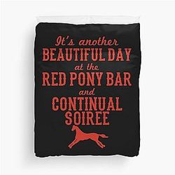 Longmire Red Duvet Cover