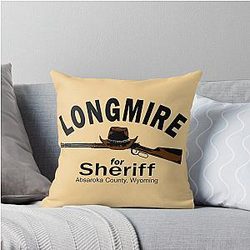 Longmire Sheriff Throw Pillow