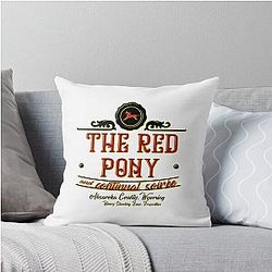 Longmire The Red Pony Throw Pillow
