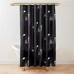 Longmire Wyoming Flag with State Seal Shower Curtain