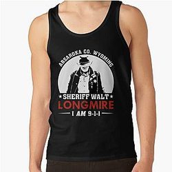 Sheriff Walt Longmire Absaroka County Wyoming Tank Top