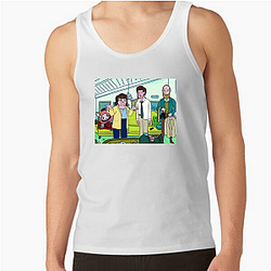 Nonlinear Narrative Long Story Short Tank Tops
