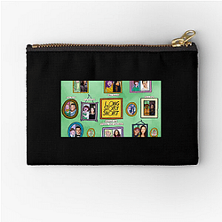 Time Journeys Long Story Short Zipper Pouches
