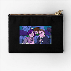 Emotional Echoes Long Story Short Zipper Pouches