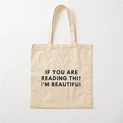 Lookism Bags - lookism sxe xxx xxc hot If you are Reading this I'm Beautiful Cotton Tote Bag RB2112