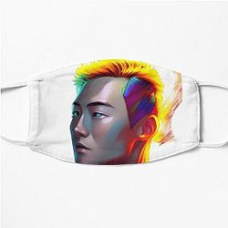 Lookism Face Masks - LOOKISM KPOP-semi-realistic illustration Flat Mask RB2112