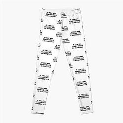 Lookism Leggings - lookism sxe xxx xxc hot If you are Reading this I'm Beautiful Leggings RB2112
