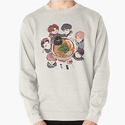 Lookism Sweatshirts - LOOKISM BTS eat ramen  Pullover Sweatshirt RB2112