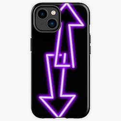 Lookism Cases - Purple Neon Arrow Lookism Park Hoodie Symbol iPhone Case