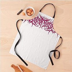 Lorna Shore Original Band Logo Fanart Special Magenta Edition Apron Premium Merch Store