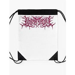 Lorna Shore Original Band Logo Fanart Special Magenta Edition Drawstring Bag Premium Merch Store
