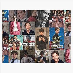 Louis Partridge Abstract Collage Puzzle