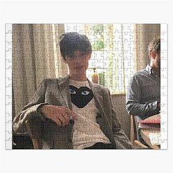 Louis Partridge Blanket Jigsaw Puzzle