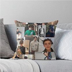 Louis Partridge Throw Pillow