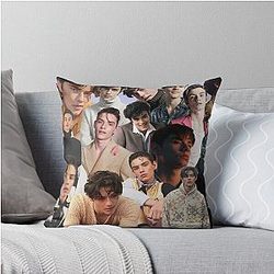 Louis Partridge Throw Pillow