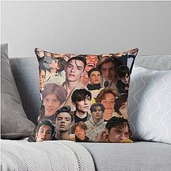 Louis Partridge Throw Pillow