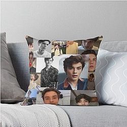 Louis Partridge Throw Pillow
