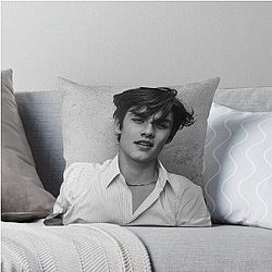Louis Partridge Gift Throw Pillow