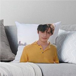 Louis Partridge Throw Pillow