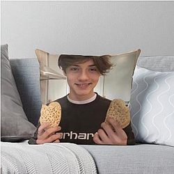 Louis Partridge Throw Pillow
