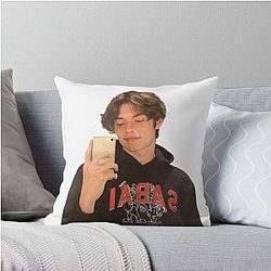 Louis Partridge Throw Pillow