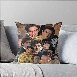 Louis Partridge Throw Pillow