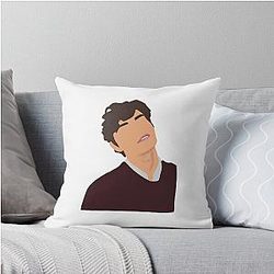 Louis Partridge Throw Pillow