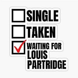 Waiting for Louis Partridge Sticker