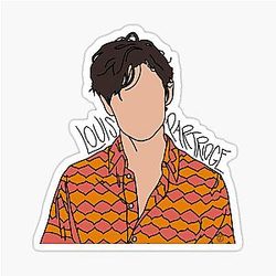 Louis Partridge Sticker