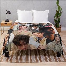 Louis Partridge Throw Blanket