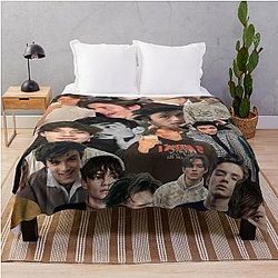 Louis Partridge Throw Blanket