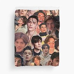 Louis Partridge Duvet Cover