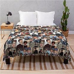 Louis Partridge Throw Blanket