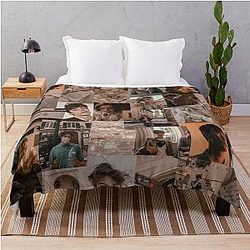 Louis Partridge Collage Throw Blanket Phone Case