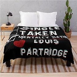 Mentally Dating Louis Partridge Throw Blanket