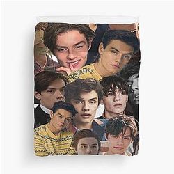 Louis Partridge Duvet Cover